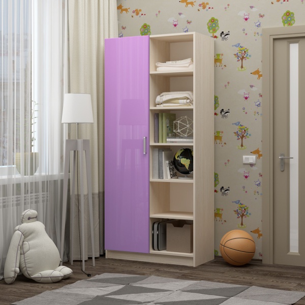 Шкаф Ириска-9 МДФ (Ш-1000 х В-2000 х Г-440 мм)/Разные Цвета